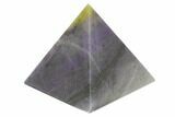 1.5" Polished Morado (Purple) Opal Pyramid - Photo 3